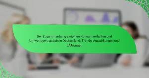 Der Zusammenhang zwischen Konsumverhalten und Umweltbewusstsein in Deutschland: Trends, Auswirkungen und Lösungen