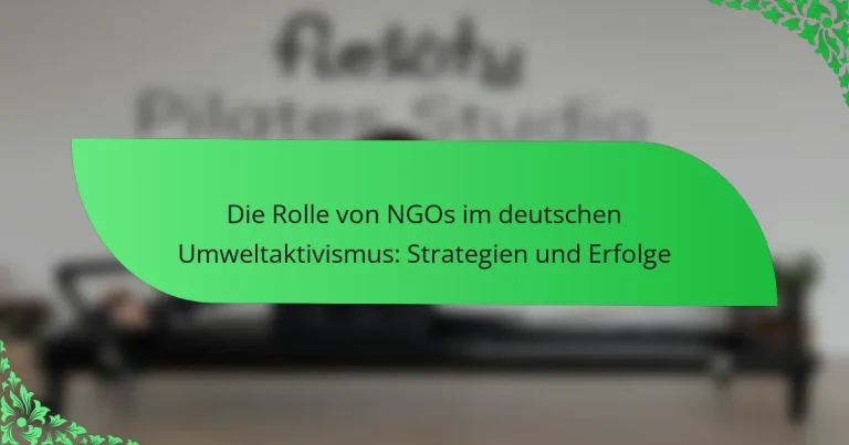 Die Rolle von NGOs im deutschen Umweltaktivismus: Strategien und Erfolge