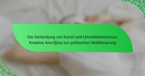 Die Verbindung von Kunst und Umweltaktivismus: Kreative Ansätze zur politischen Mobilisierung