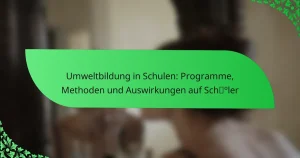 Umweltbildung in Schulen: Programme, Methoden und Auswirkungen auf Schüler